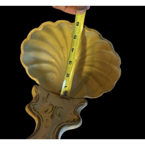 Vintage ROYAL 26” Metal Ladle Spoon Cream Wall Hanging MCM Planter Decor Retro - Picture 11 of 11